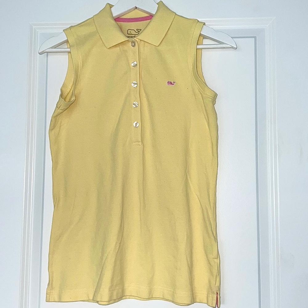 Vineyard Vines Sleeveless Polo Top